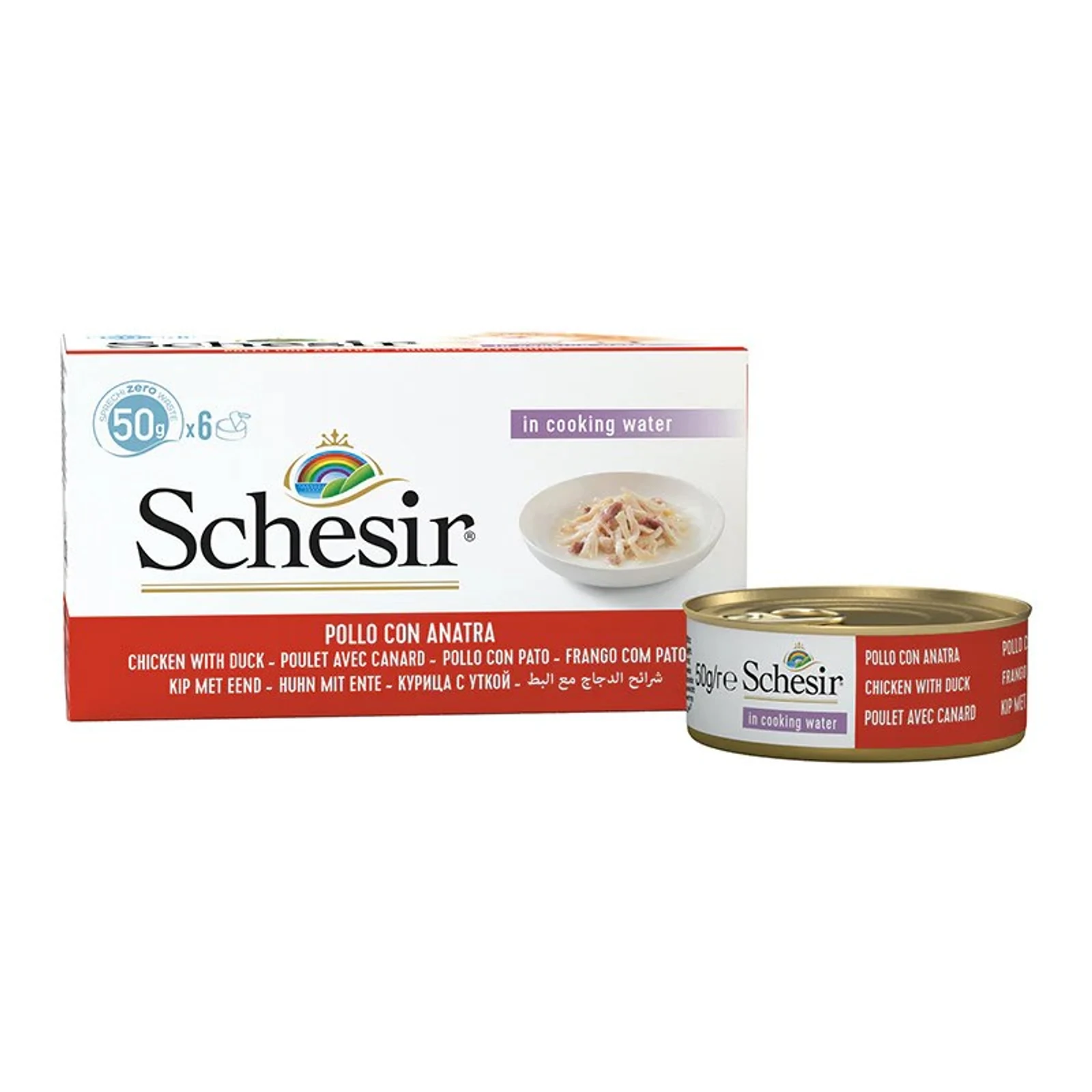 SCHESIR M-Pack Filety z kurczaka z kaczką 6x50g — zdjęcie 1 z 3