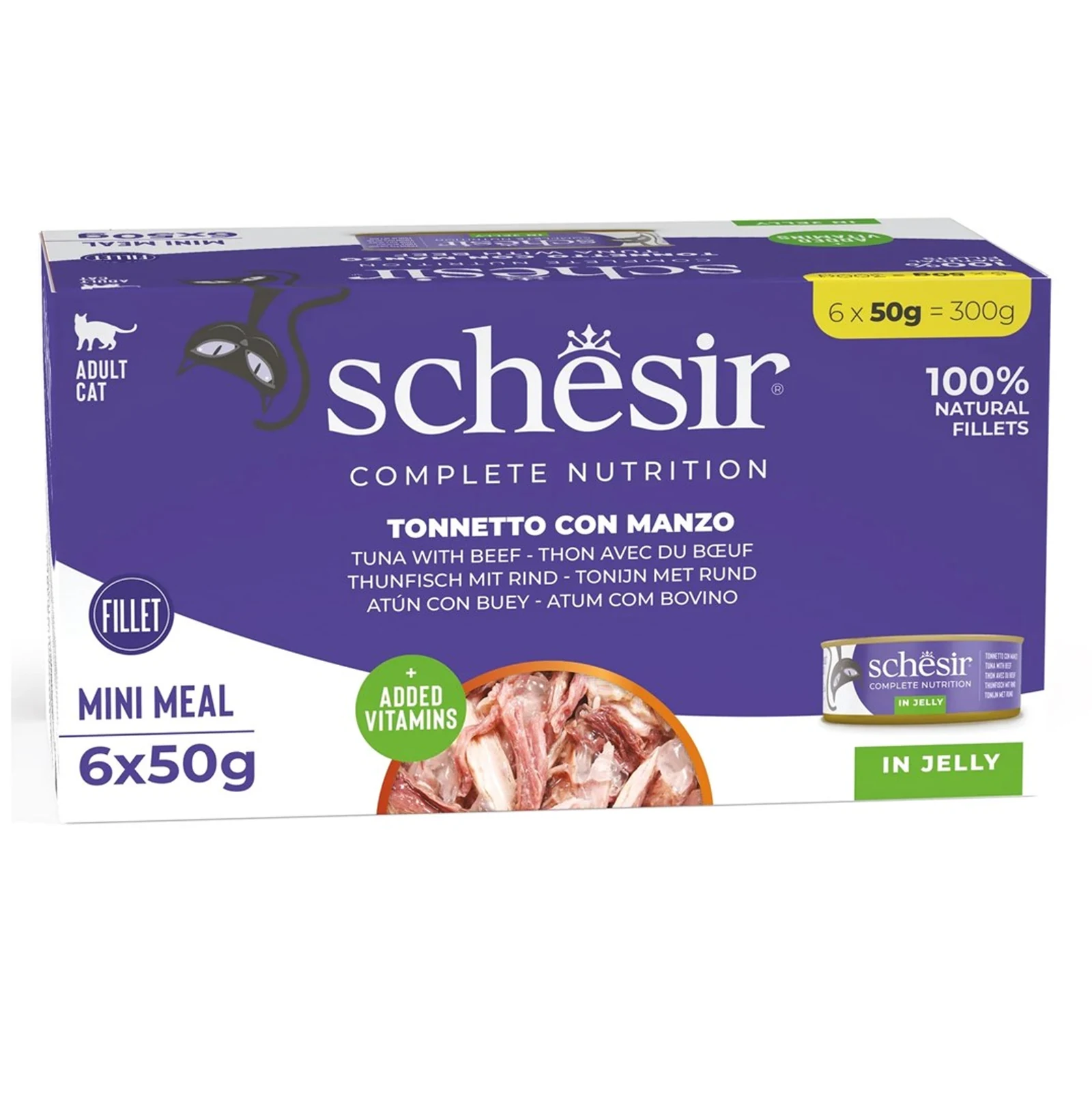 SCHESIR Multipak Tuńczyk z Filecikami 6x50g — zdjęcie 1 z 2