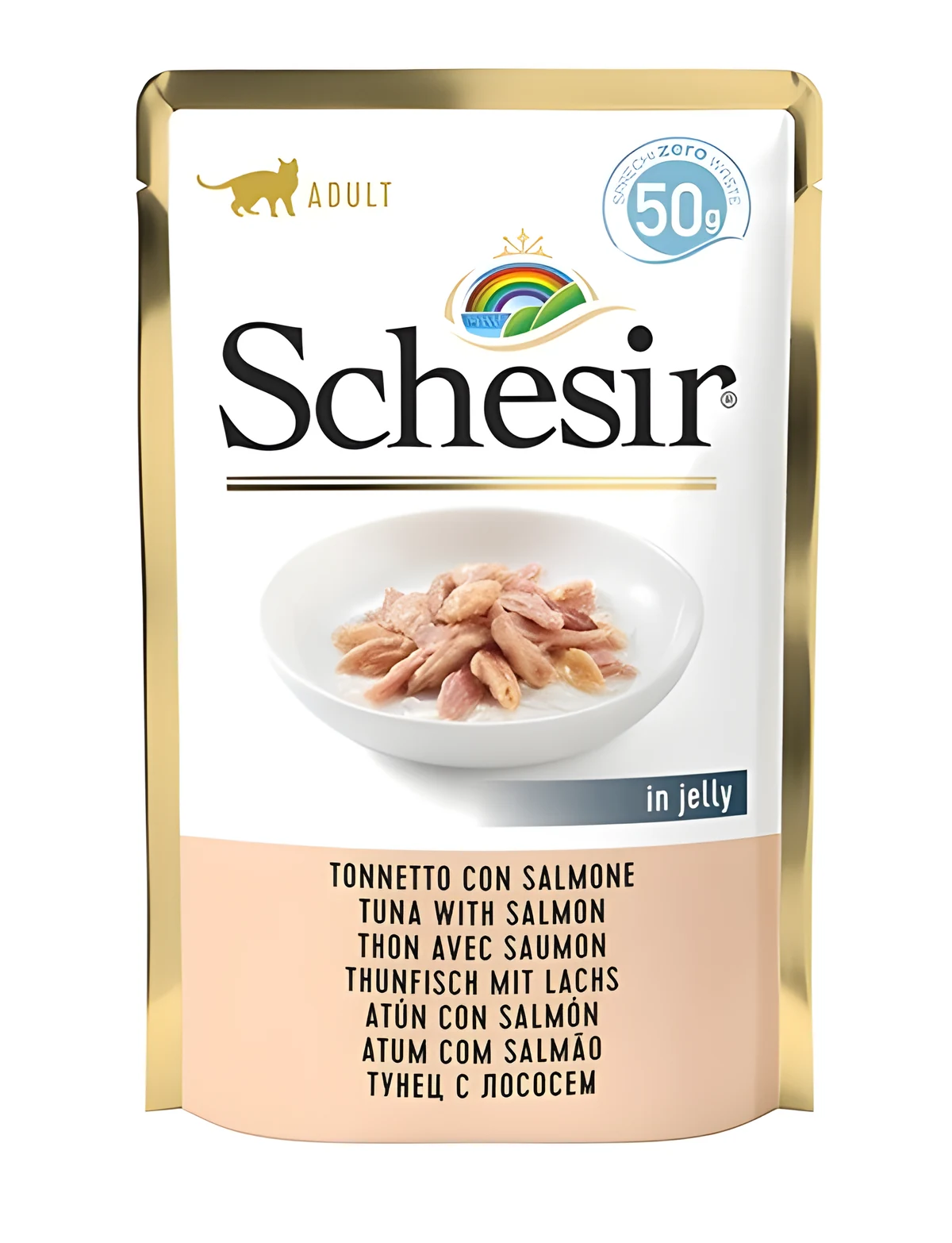 SCHESIR Single Dish Tuńczyk z Łososiem 50g