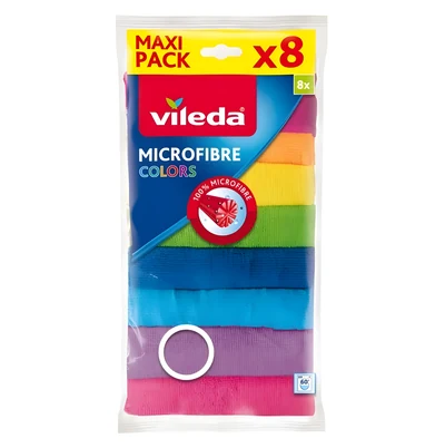 Ściereczki Vileda Mikrofibra COLORS (8 szt.)