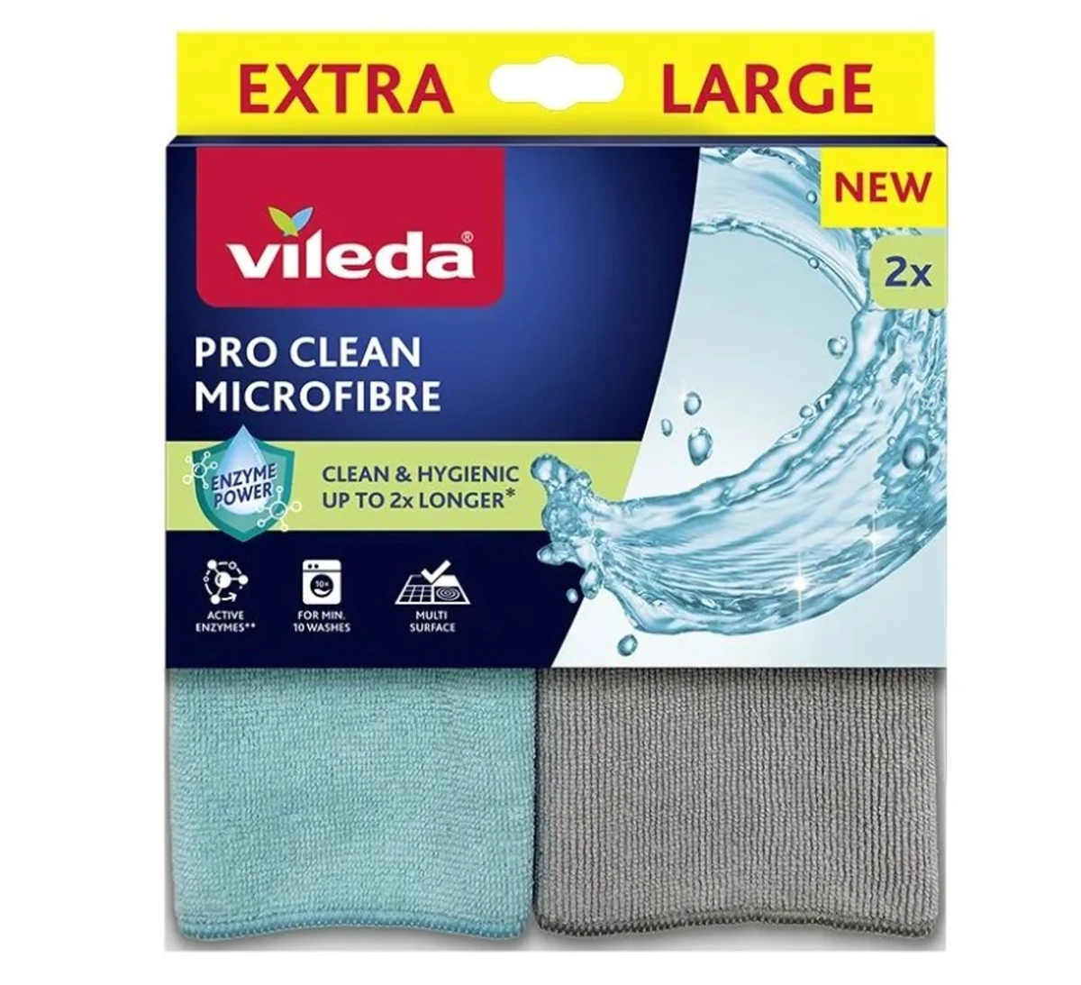 Ściereczki z mikrofibry Vileda Pro Clean (2 sztuki)
