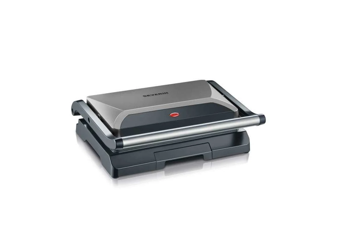 SEVERIN GRILL KONTAKTOWY STAL SZARY 800W