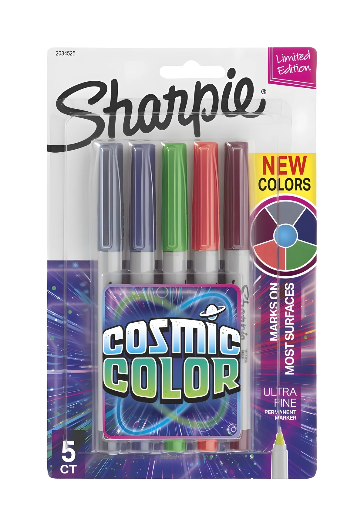 Sharpie Fine Cosmic 5 szt. Wielobarwny