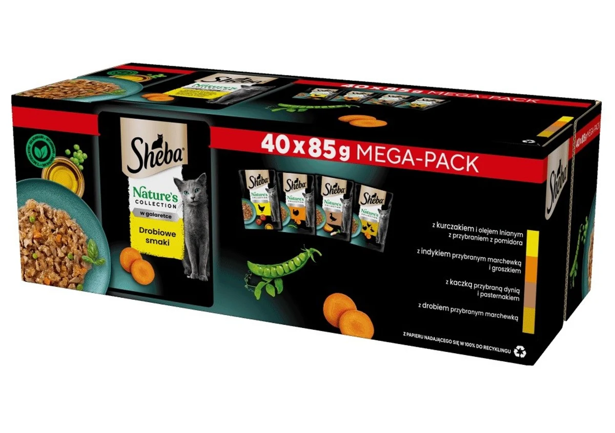 SHEBA Nature's Collection - Drób - Adult - 40x85