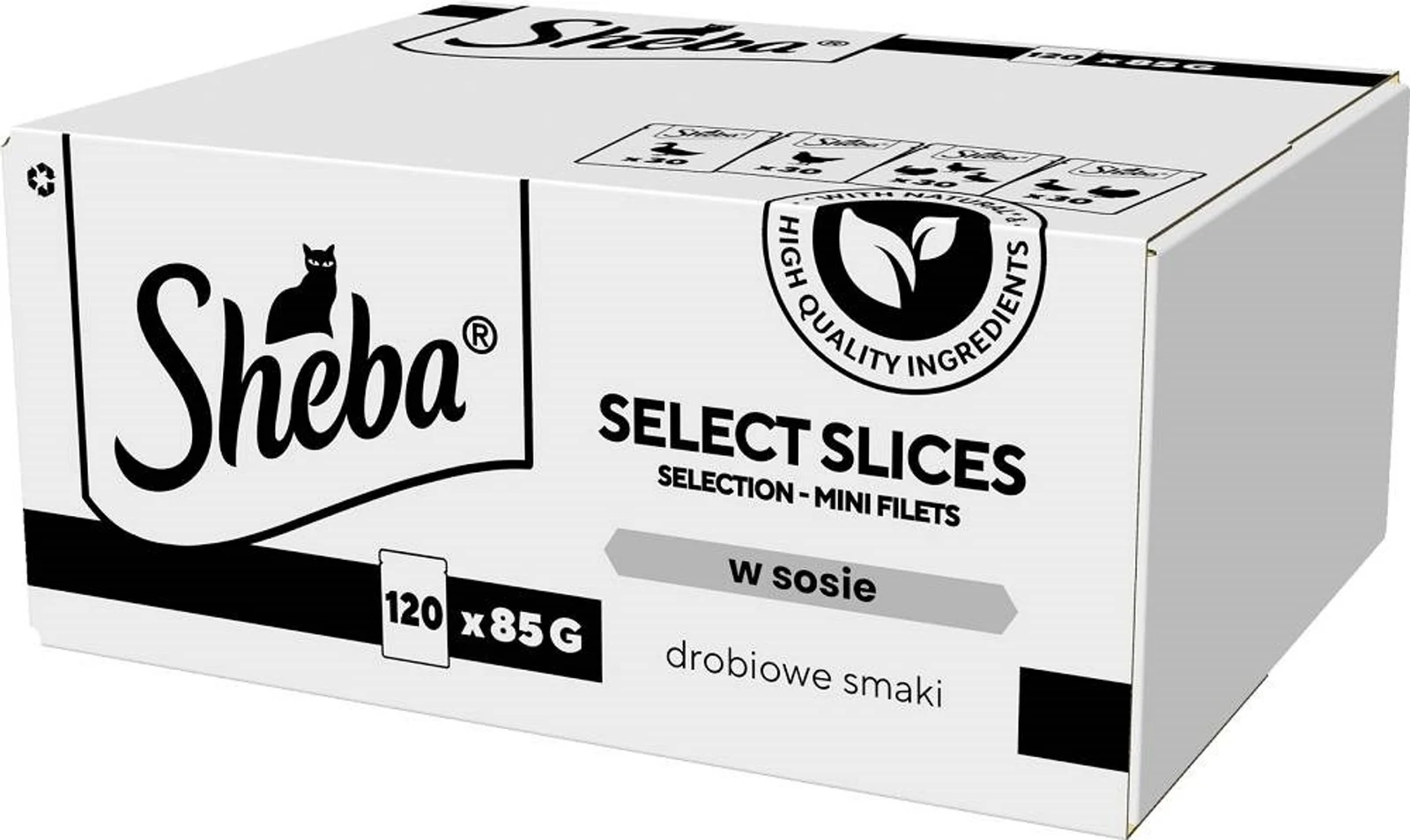 SHEBA Selection Slices Drobiowe 120x85g