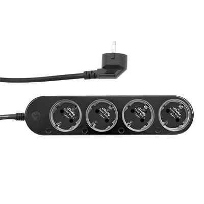 Shelly Power Strip 4 Gen4 Black - Inteligentna Listwa Zasilająca