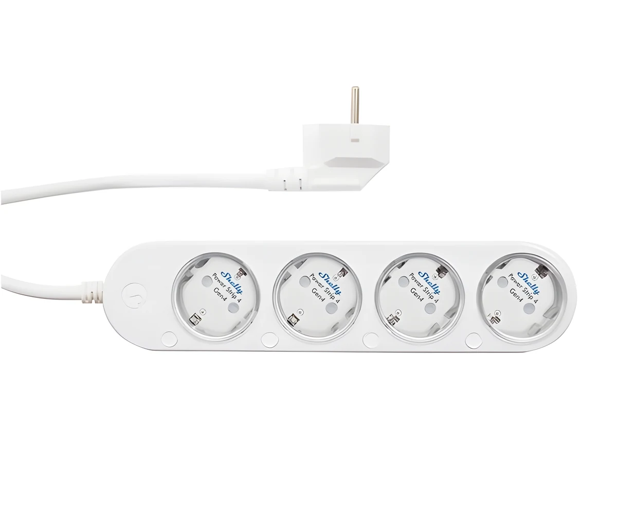 Shelly Power Strip 4 Gen4 White - Inteligentna Listwa Zasilająca