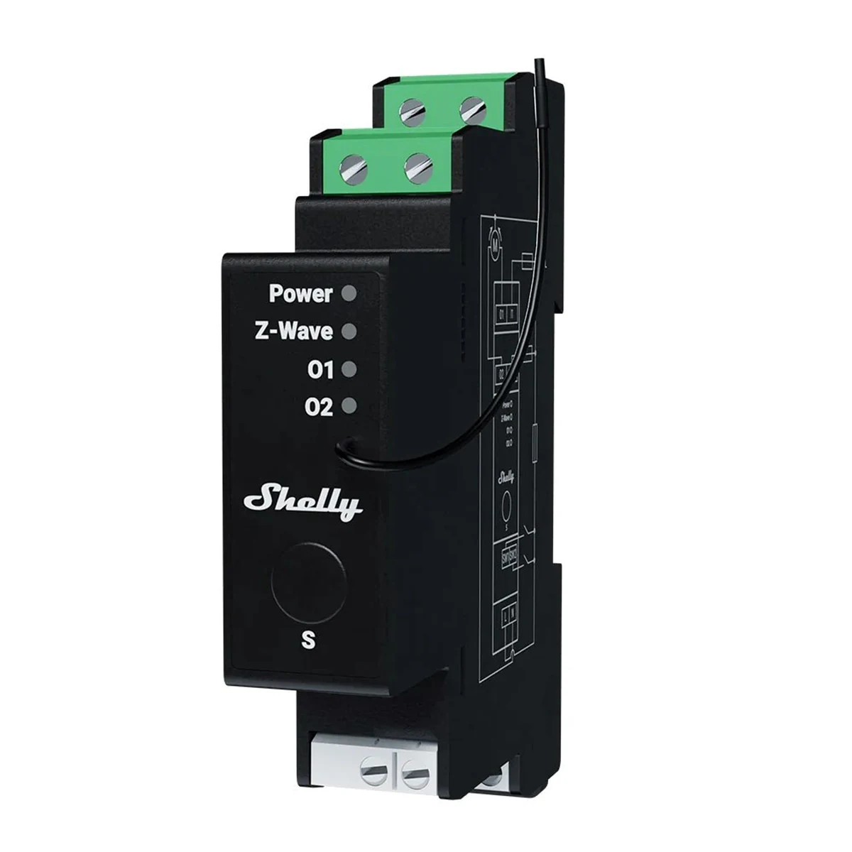 Shelly Wave Pro Shutter LR - Sterownik Z-Wave