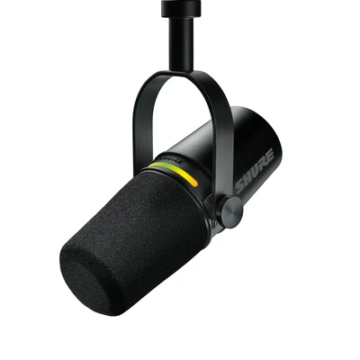 Mikrofon lektorski Shure MV7+ K, XLR/USB-C, czarny (Outlet)