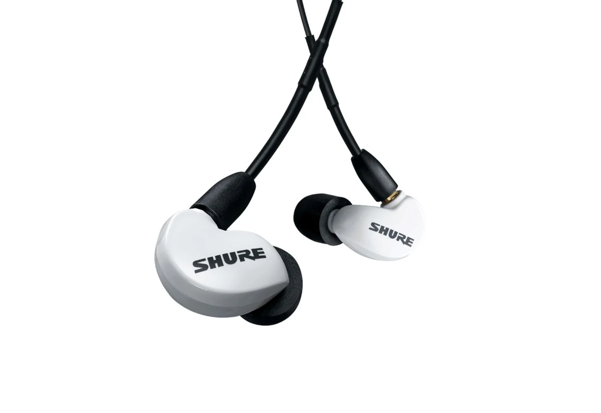 Shure SE215DYWH+UNI-EFS - Słuchawki douszne AONIC215 białe