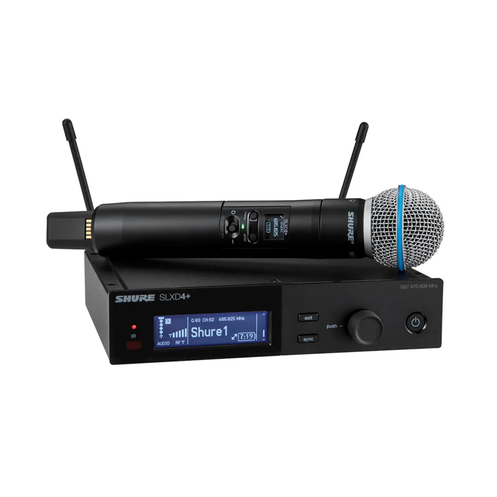 Shure SLXD24+E/B58 - Mikrofon bezprzewodowy z kapsułą Beta 58A — zdjęcie 1 z 3