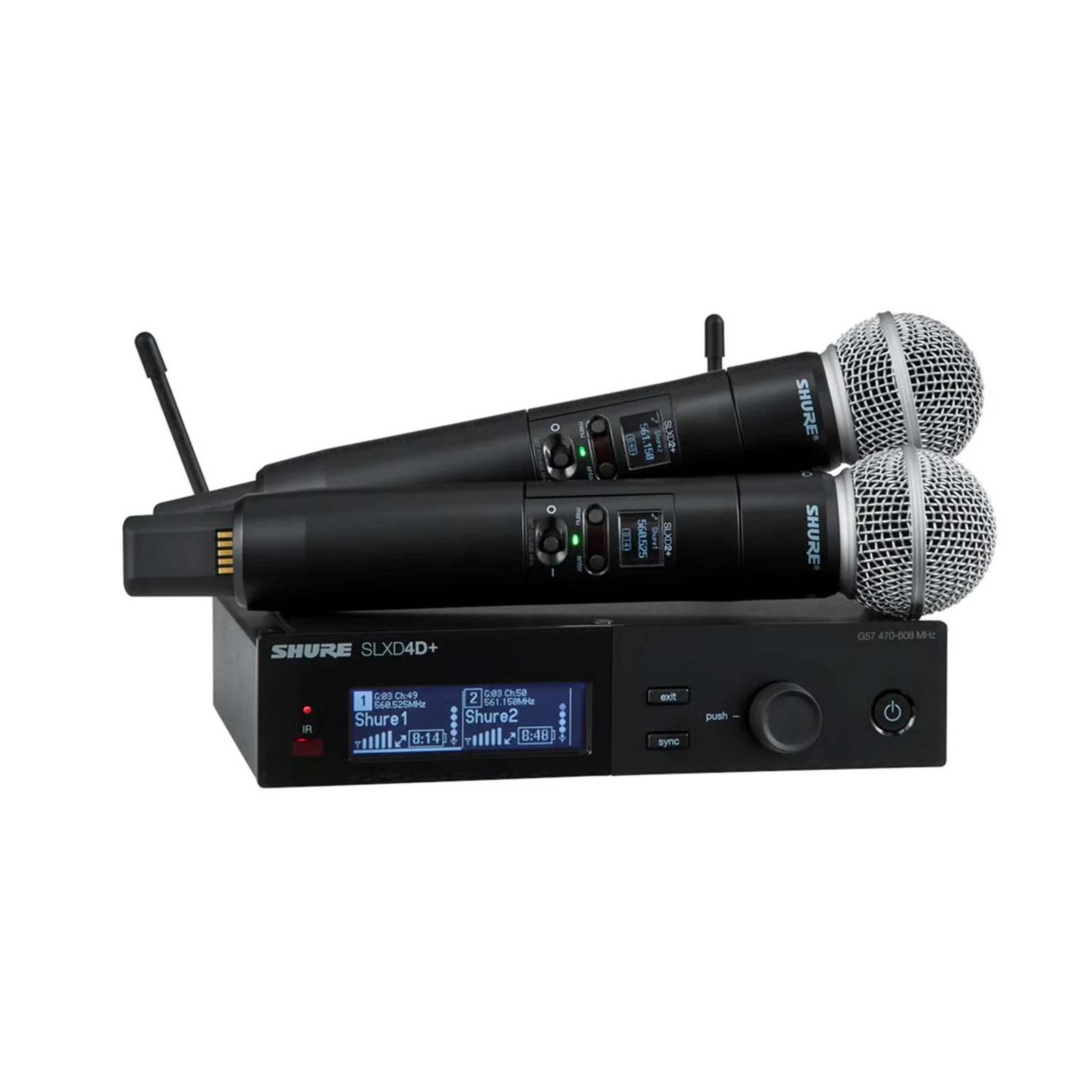 Shure SLXD24D+E/58 - Podwójny system bezprzewodowy z kapsułami SM58 — zdjęcie 1 z 3