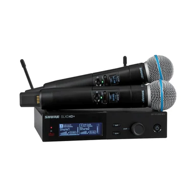 Shure SLXD24D+E/B58 - Podwójny system bezprzewodowy z kapsułami Beta 58