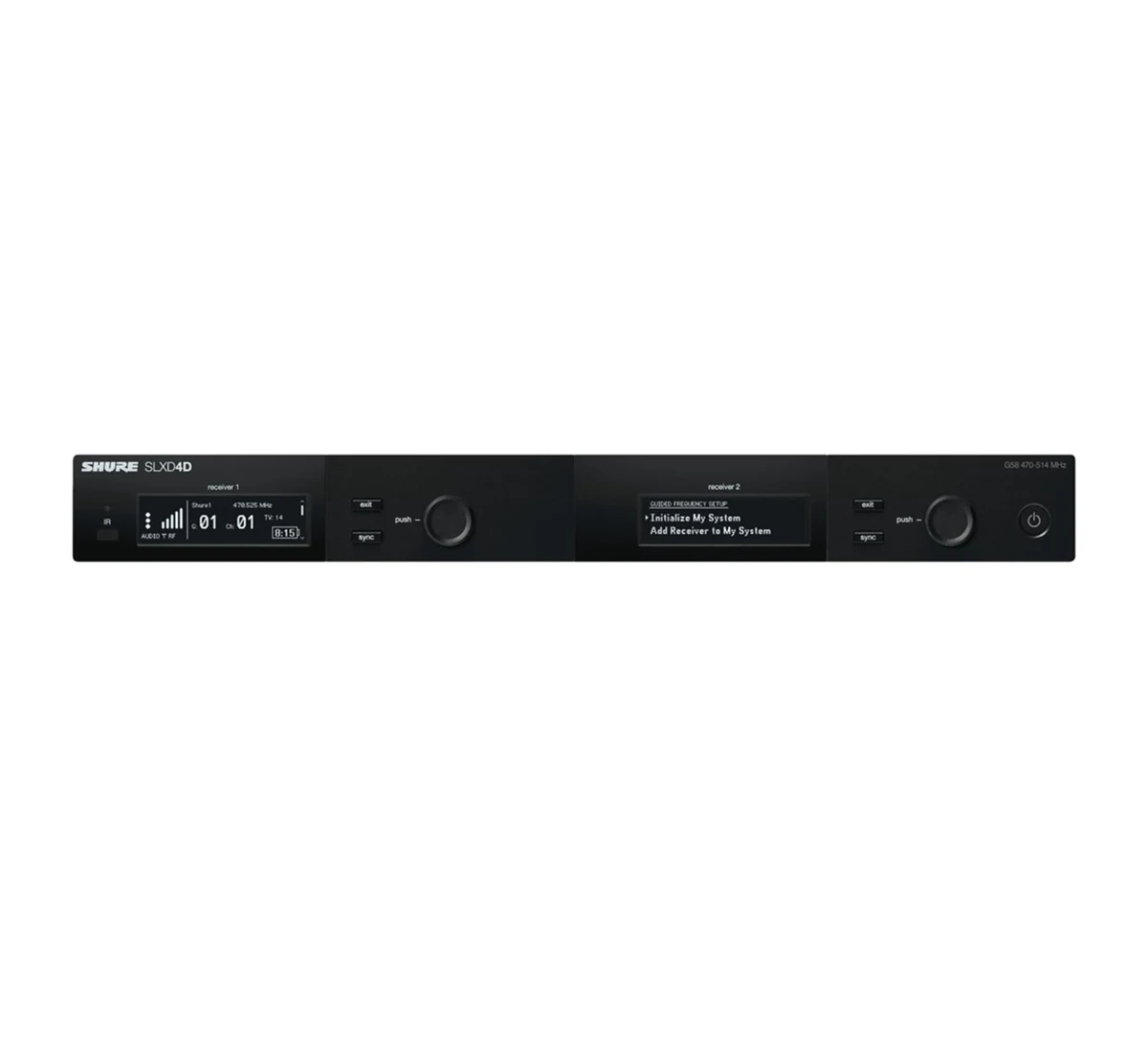 Shure SLXD4DE - Odbiornik Podwójny Cyfrowy