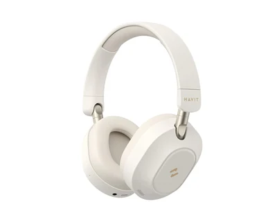 Słuchawki bezprzew. bluetooth Havit H668BT beżowy