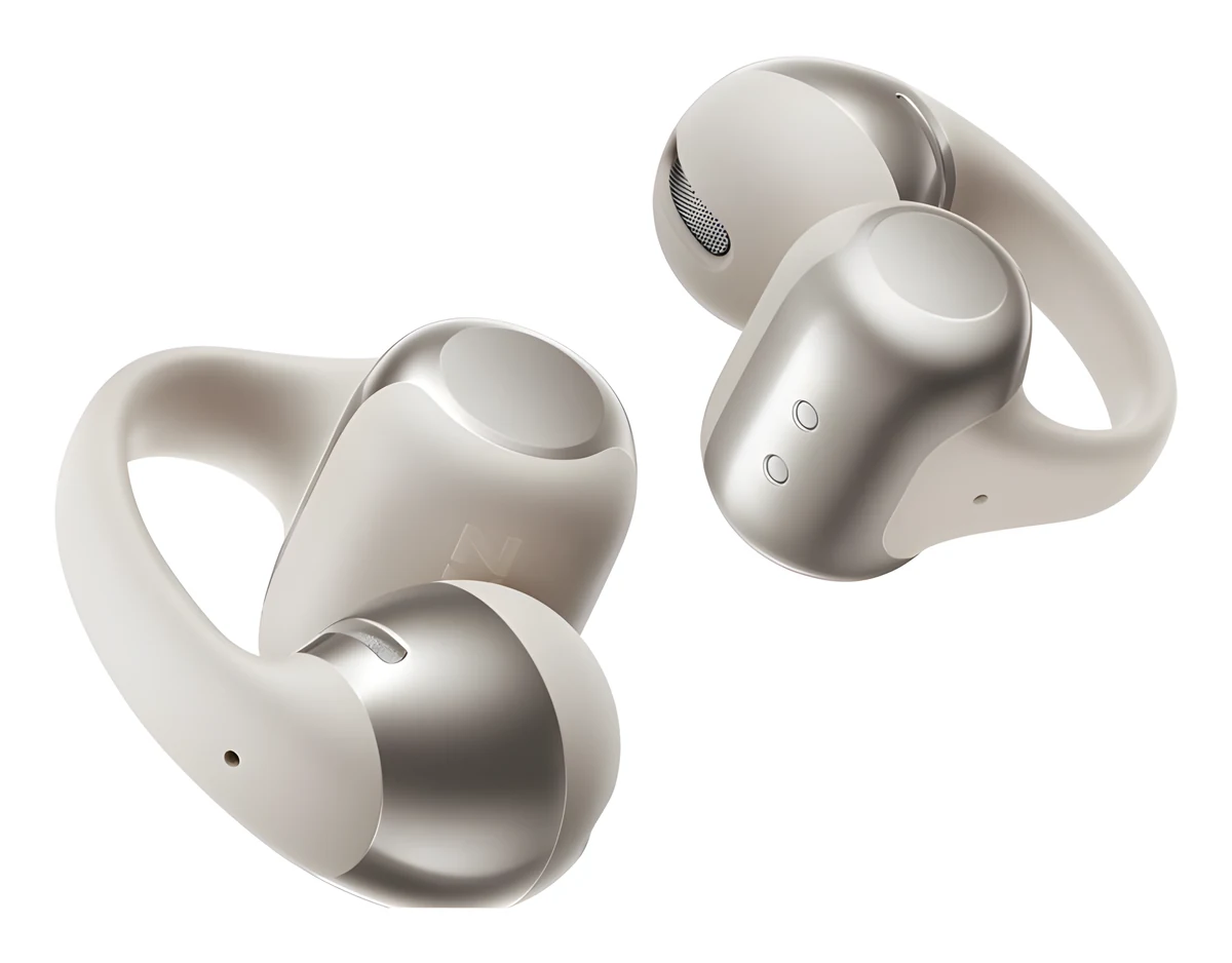 Słuchawki douszne Shokz OpenDots One srebrne