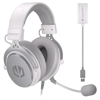 Słuchawki ENDORFY Viro Plus USB, Onyx White