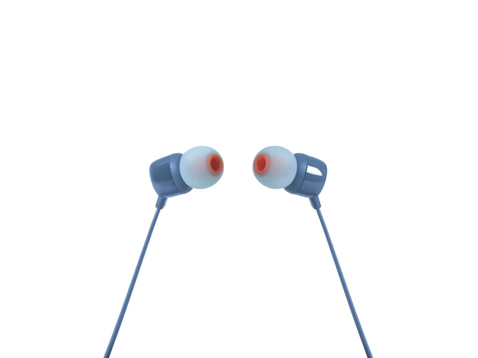 Słuchawki dokanałowe JBL T110 Niebieskie — zdjęcie 1 z 5