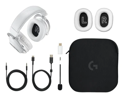 Słuchawki Logitech G Pro X2 Lightspeed, Białe