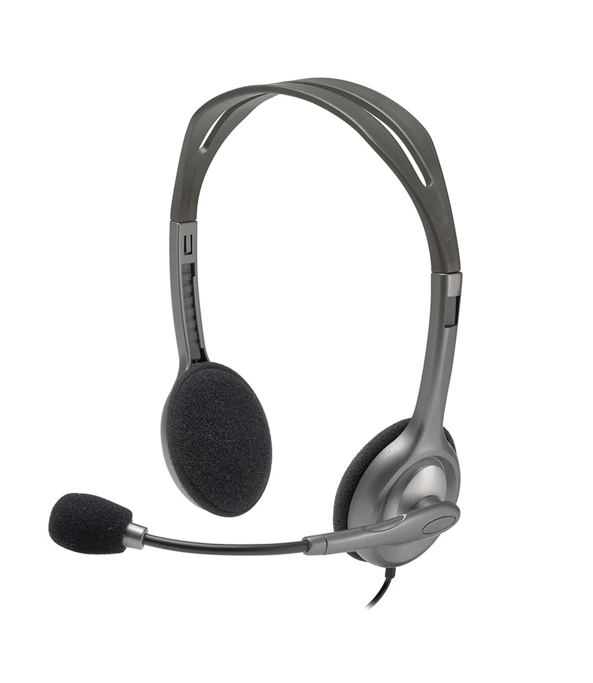 Słuchawki Logitech H111 - 74 g, szare