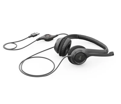 Słuchawki Logitech H390 Czarne