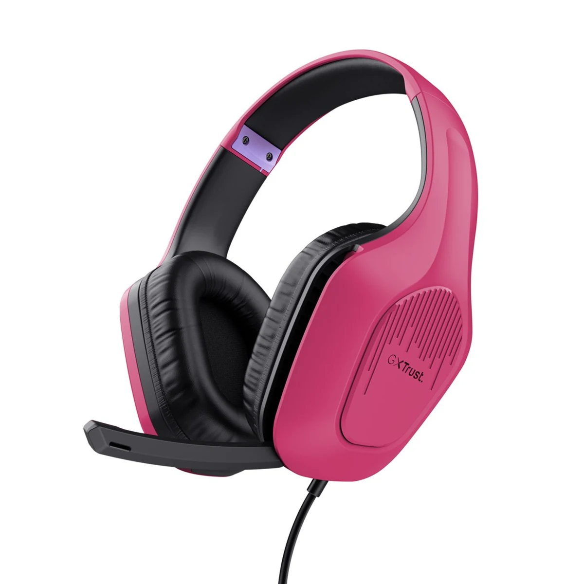 Słuchawki TRUST GXT415P ZIROX HEADSET - PINK