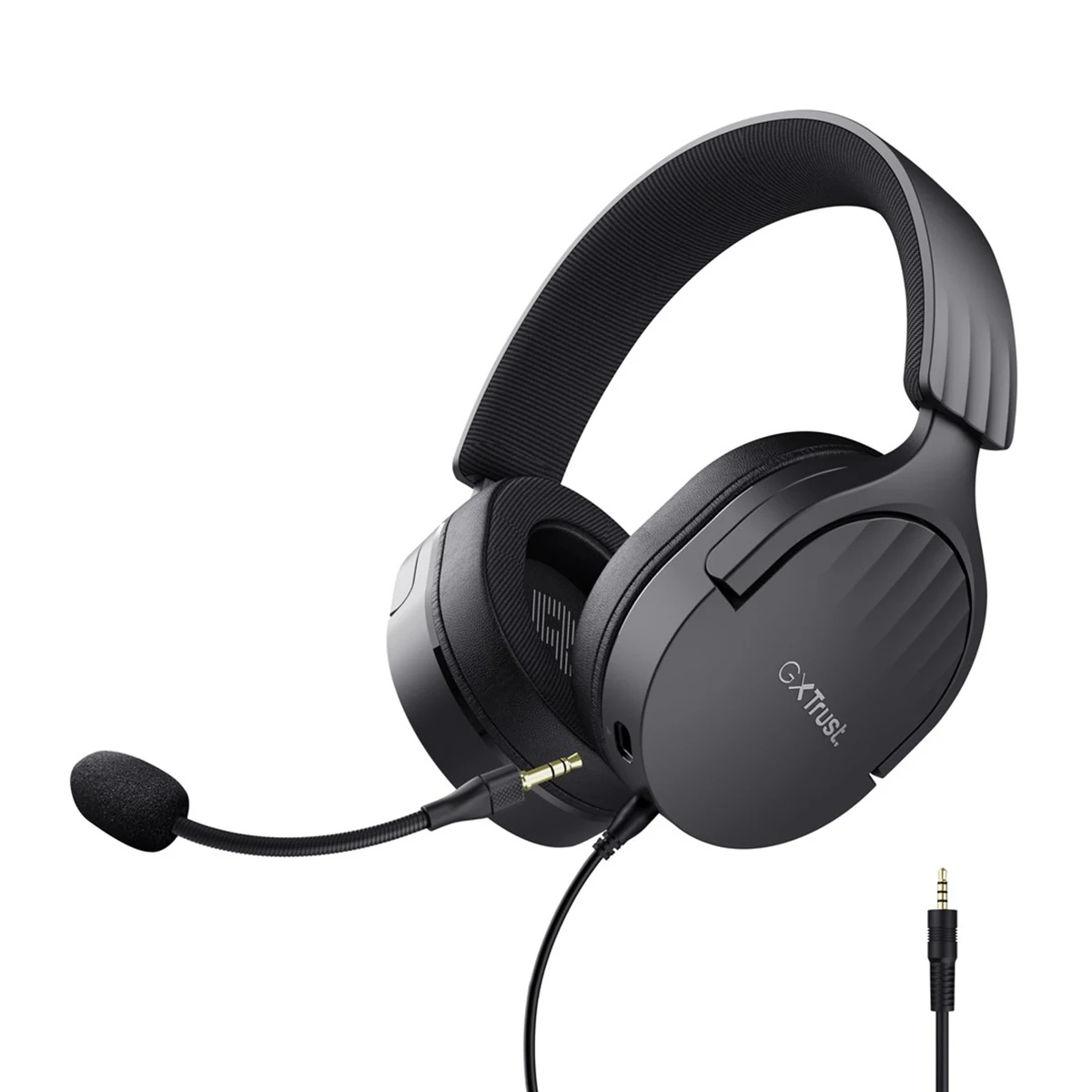 Słuchawki TRUST GXT489 FAYZO HEADSET BLK 85% recyklingu