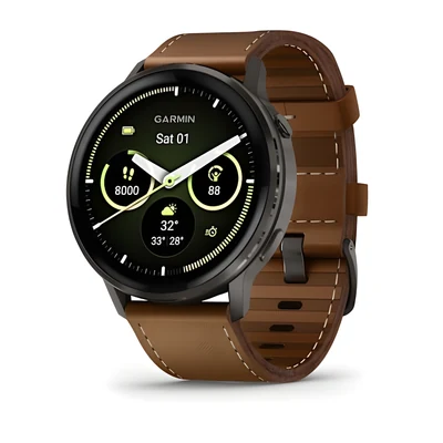 Smartwatch Garmin Venu 4 45 mm - paski z drewna wierzb