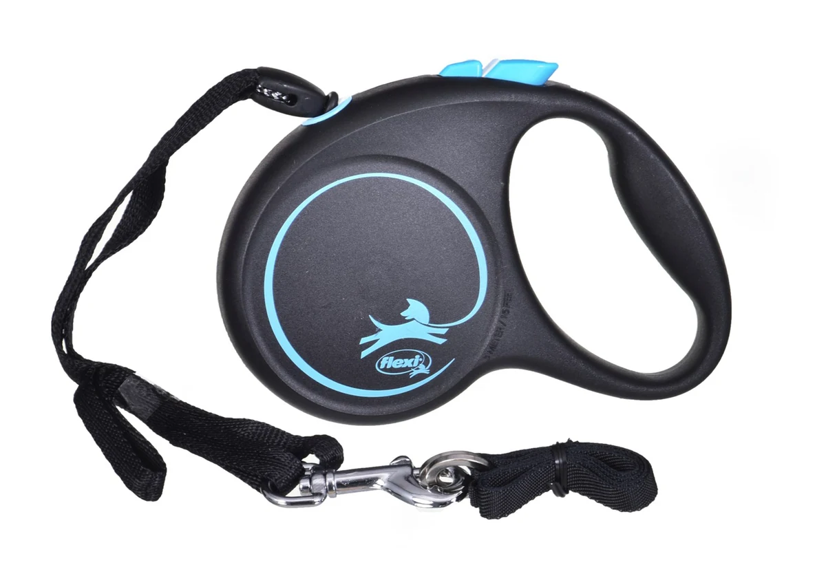 Smycz flexi automatyczna Black Design S 5m - dla psa 15kg