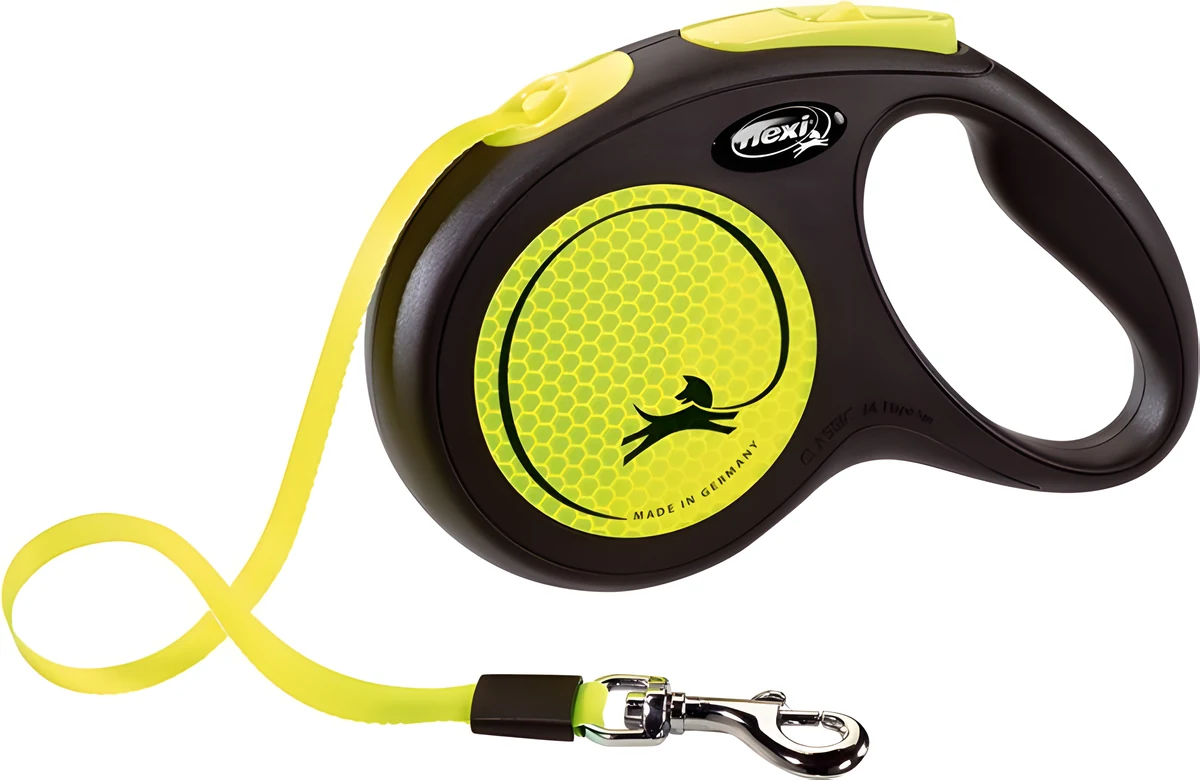 Smycz FLEXI automatyczna New Neon M 5 m