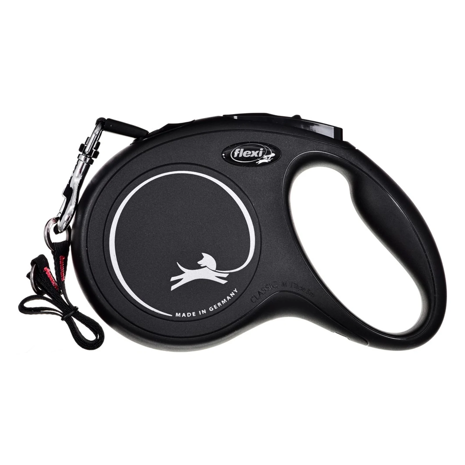 Smycz flexi New Classic M 5m, czarna 10-25kg — zdjęcie 1 z 2