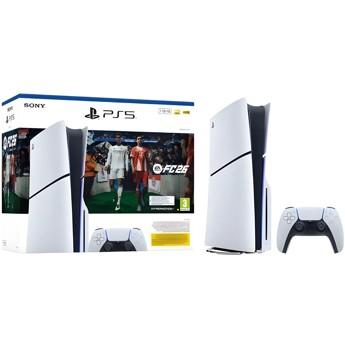 Sony PlayStation 5 SLIM Disc 1TB + FC26 biały