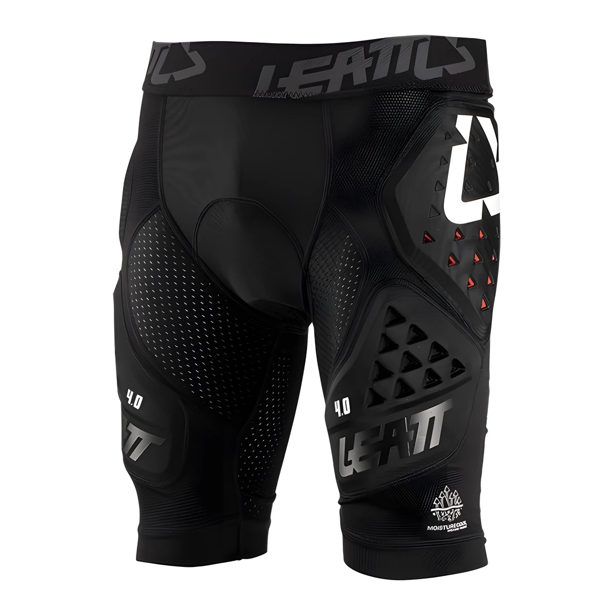 Spodenki z ochraniaczem LEATT Impact Shorts 3DF 4.0 L, czarne