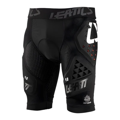 Spodenki z ochraniaczem LEATT Impact Shorts 3DF 4.0 L, czarne