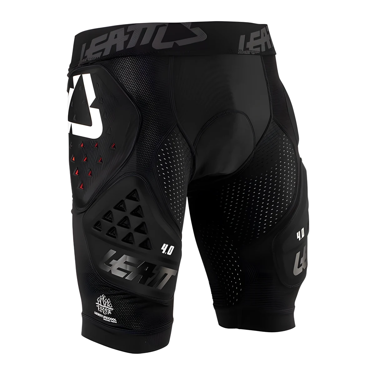 Spodenki z ochraniaczem LEATT Impact Shorts 3DF 4.0 M, czarne