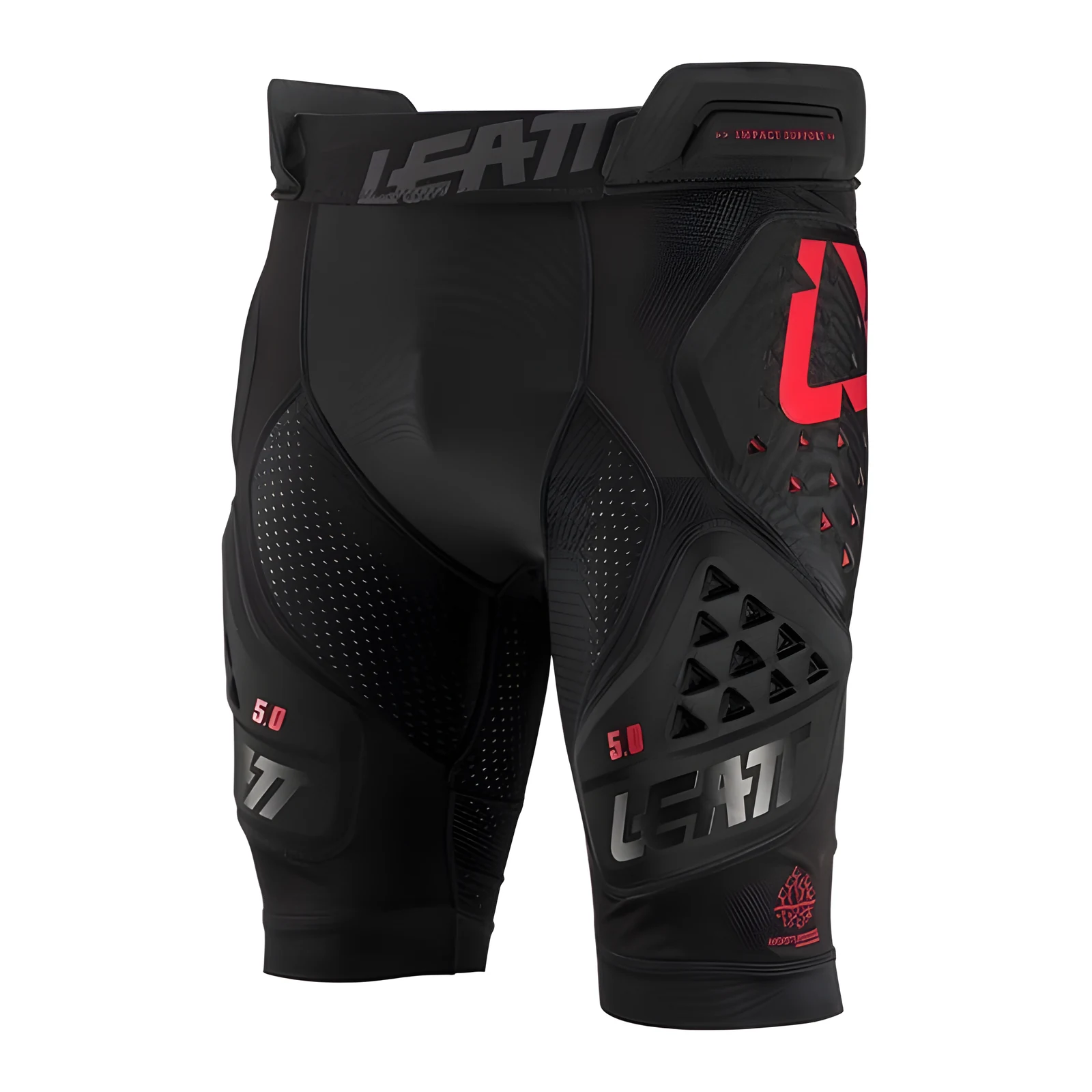 Spodenki z ochraniaczem LEATT Impact Shorts 3DF 5.0 rozmiar L, czarne — zdjęcie 1 z 3