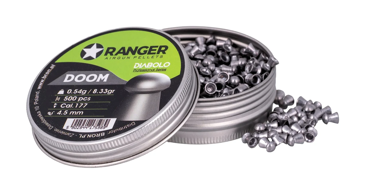 Śrut do wiatrówki 4,5 mm RANGER Diabolo Professional Doom 500 szt.