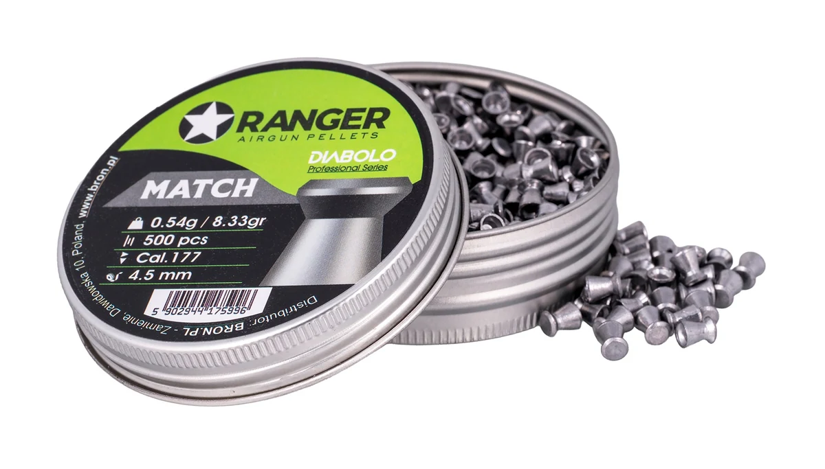 Śrut do wiatrówki 4,5 mm RANGER Diabolo Professional Match 500 szt.