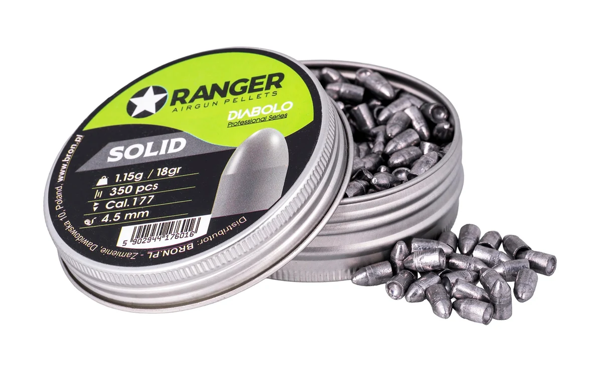 Śrut do wiatrówki 4,5 mm RANGER Diabolo Professional Solid 350 szt.