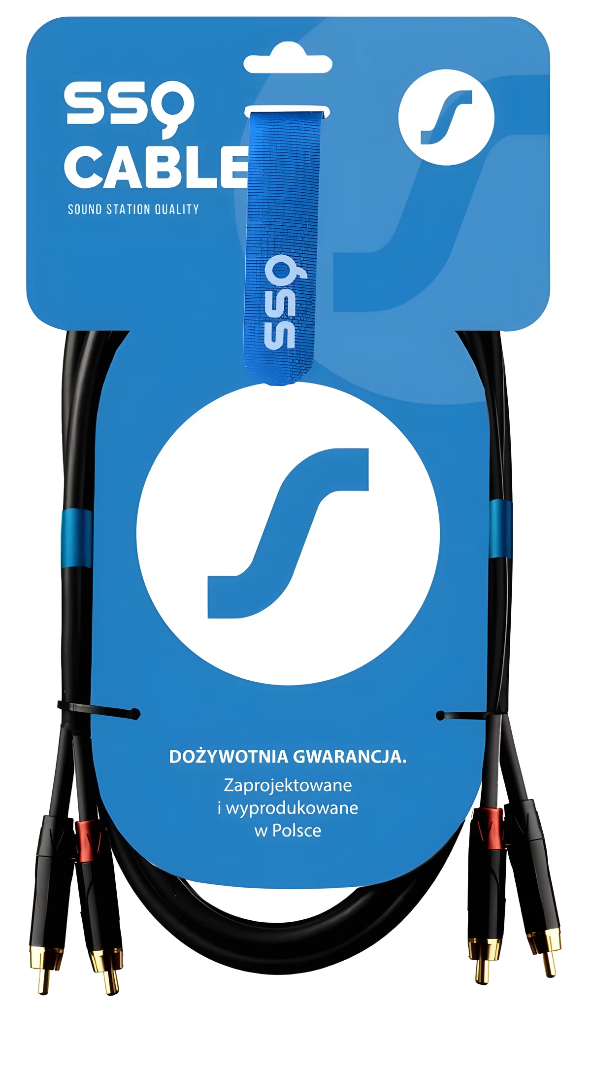 SSQ RCARCA2 - Kabel 2xRCA-2xRCA, 2m