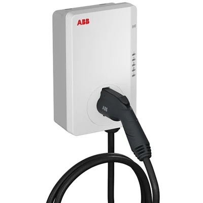 Stacja ładowania ABB Terra AC W11-G5-R-V2-0 Terra AC wallbox 11kW typ 2, przewód 5 m, 3-fazowy/16 A, z RFID, wersja 2