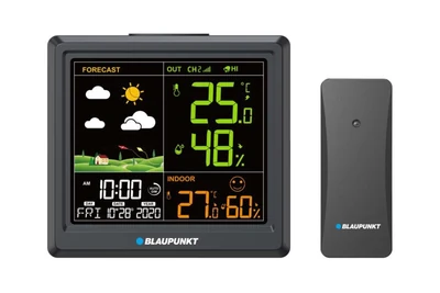 Domowa stacja pogodowa Blaupunkt WS25BK, czarna