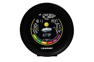 Domowa stacja pogodowa Blaupunkt WS35BK z aplikacją, czarna