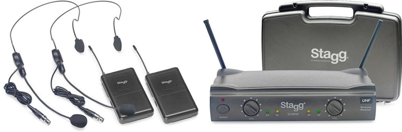 STAGG SUW 50 HH FH EU - Bezprzewodowy system UHF — zdjęcie 1 z 4