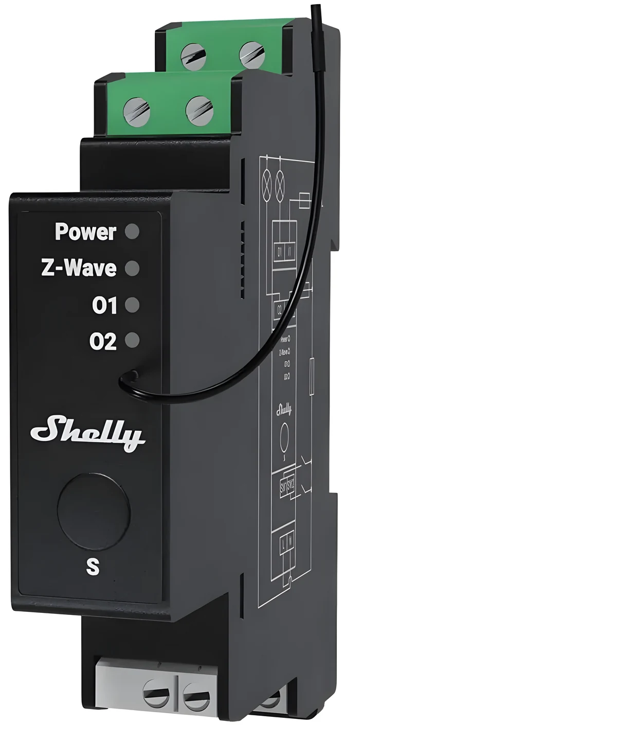 Sterownik dwukanałowy Shelly Wave Pro 2PM LR