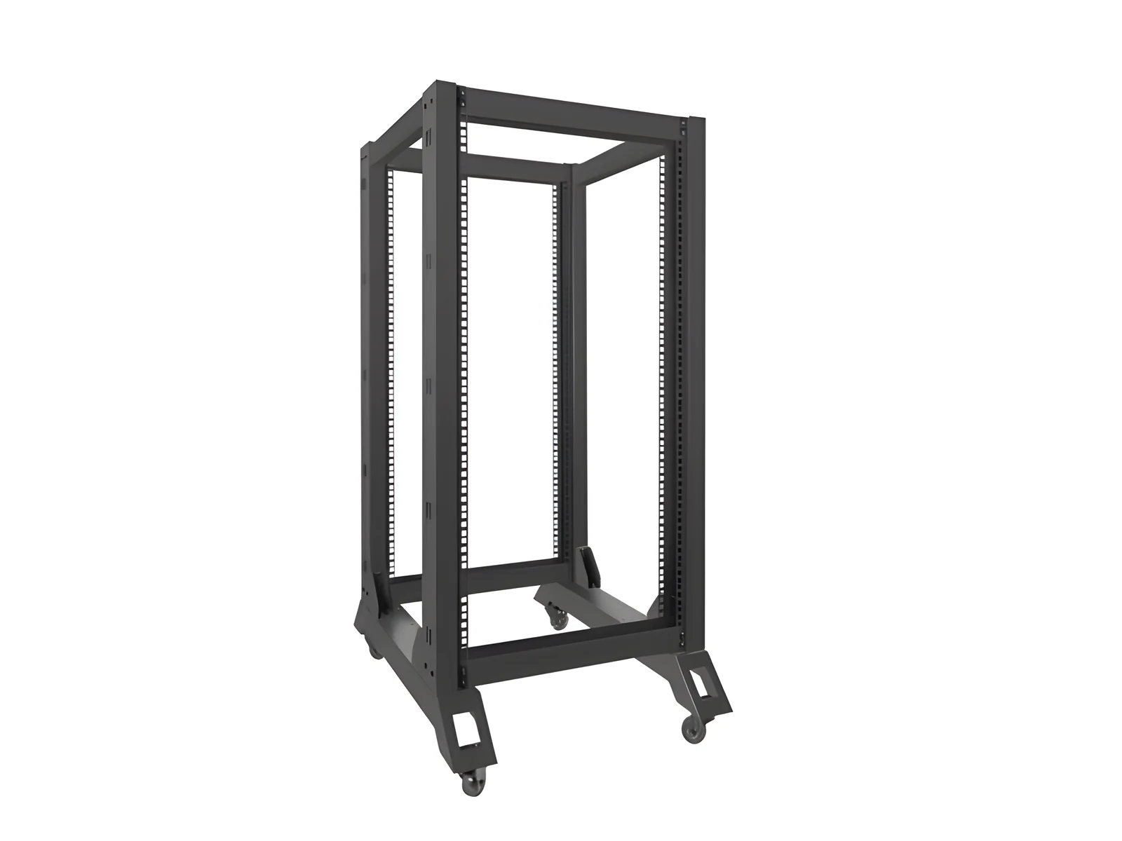 Stojak stojący 19" Lanberg OR01-6822-B, 22U, czarny — zdjęcie 1 z 6
