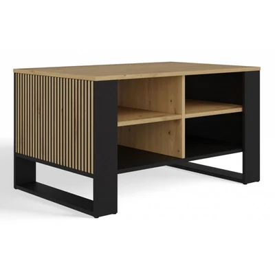 Stolik kawowy Modern 4P Slim Artisan z czarną nogą