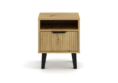 Szafka nocna Scandi 1S Slim, dąb Artisan