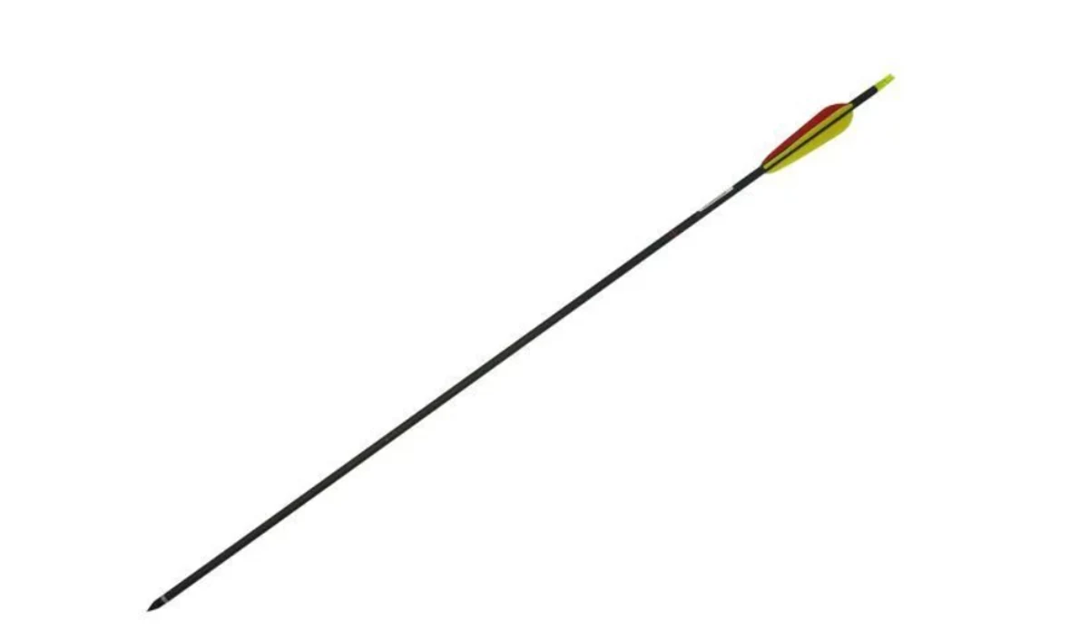 Strzały łucznicze z włókna węglowego 30" czarne (VD-030BK) 5 sztuk