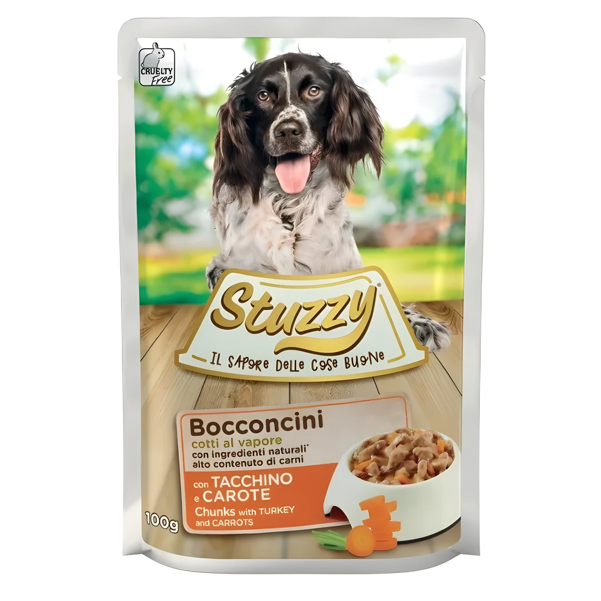 STUZZY Chunks Indyk z Marchewką 100g